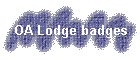 OA Lodge badges